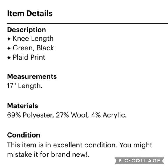 Authentic Vivienne Vivienne Tam Wool Blend Plaid - Picture 3 of 3